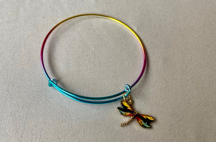 Rainbow dragonfly cutie bracelet